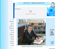 Tablet Screenshot of law-lambert.com